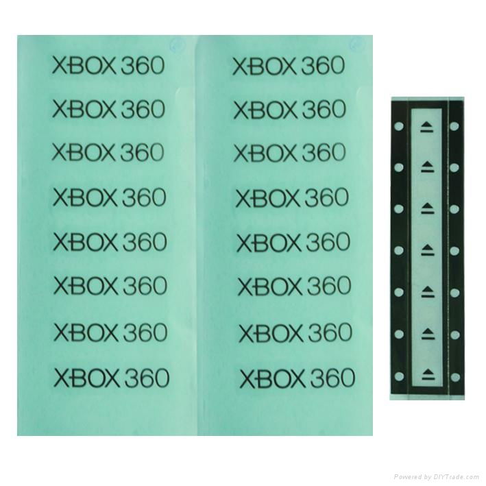 Electroform nameplate for XBOX 360
