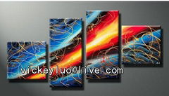 decoration abstract oil paintings on