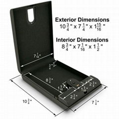 Fingerprint gun safe box UDBS2718
