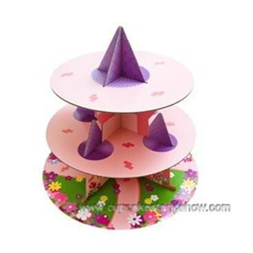 cardboard cupcake stand