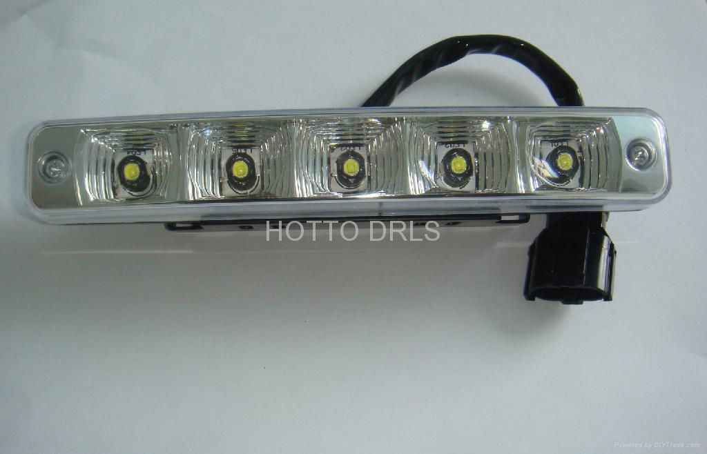 D30   5*1w led aluminum  LED DRL WITH TURN OFF FUNCTION 