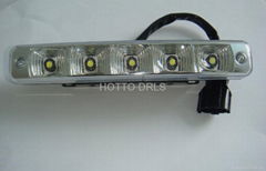 D30  5*1w led铝合金 LED 汽车日行灯 灯灭型