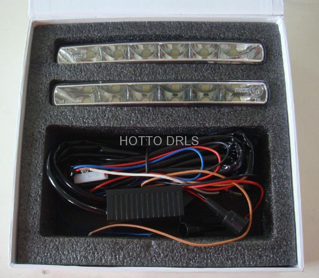 D68 6*1w led aluminum DRL  WITH TURNNING LIGHT  2