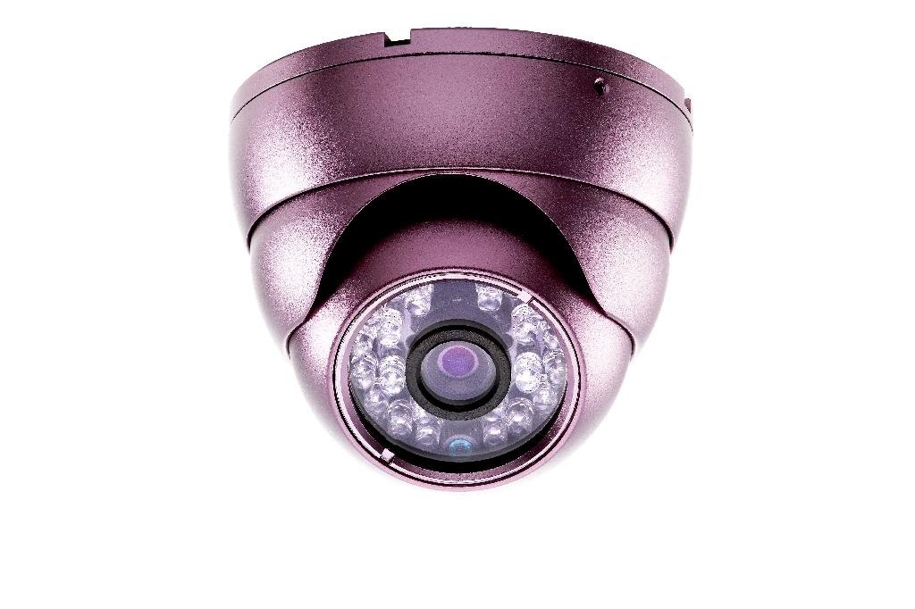 1/3-inch Super HAD CCD Dome Camera with Aluminum Alloy Housing, Suitable for Ind