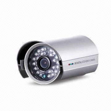 Weatherproof IR Camera with 420TVL Horizontal Resolution and 30m IR View Distanc