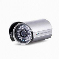 Weatherproof IR Camera with 420TVL Horizontal Resolution and 30m IR View Distanc