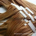 pre-tapped /tape  hair extension   3