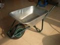 Wheelbarrow Used in Garden