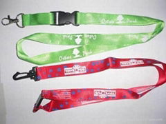 Colorful custom heat transfer lanyard