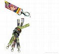 satin cartoon lanyard with your logo 1