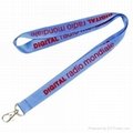 high quality unique woven logo lanyard