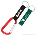 Short climbing lanyard with pvc logo 1