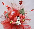 Manufacturer of the Fashion Wedding Bride Flower in Red Color 2