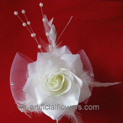 Manufacturer of high Quality Artificial Wedding Flower Bride Flowers with Feathe