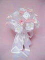 Artificial Silk flower Exporters in China Pink Bride Bouquet