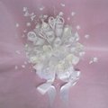 Classical White Wedding Bouquet with Artificial Flowers 3