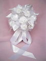 100% High Quality White silk Folowers