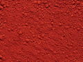 Iron oxide use to dying rubber paint