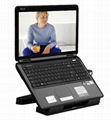 iDock II laptop stand with two cooling fans and 8 degree adjustable height 2