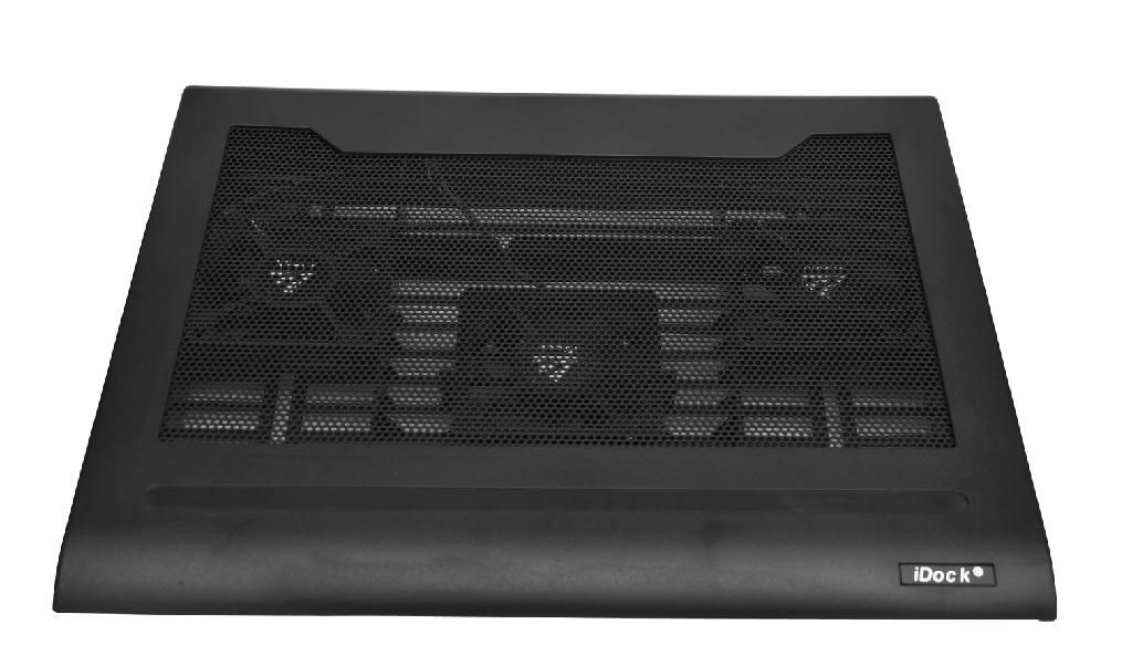 iDock C2 laptop cooling pad with portable design and metal mesh surface