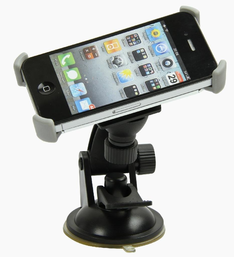 IM-3 iPhone charger stand with strong suction and 360 swivel head adjustable