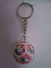 football key chain with cartoon