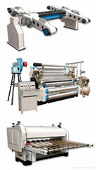 One-side corrugated cardboard production line