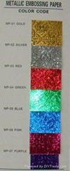 metallic embossing paper 