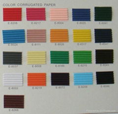 common color corrugated paper 