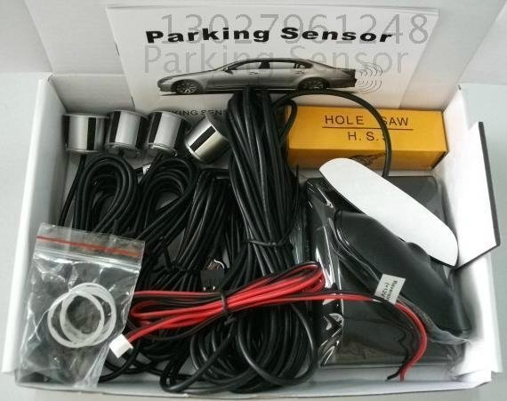 New LED Display Parking Sensor with 4 Sensors 2