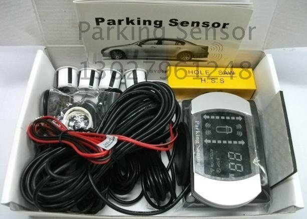 New Colorized LED Display Parking Sensor with 4 Sensors 2