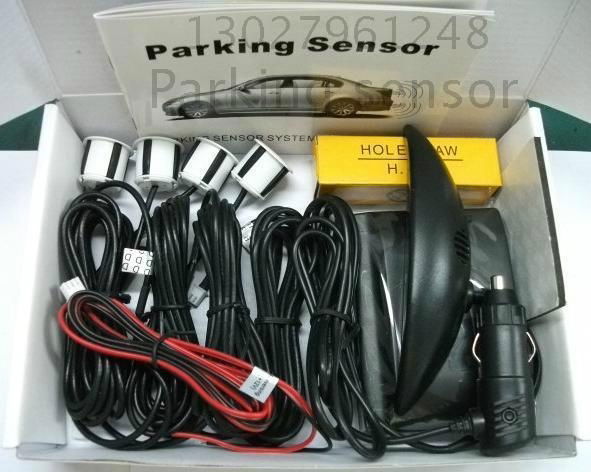 New Wireless Crescent LED Display Parking Sensor with 4 Sensors 2