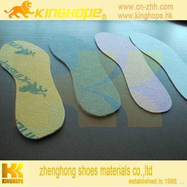 China insole Waterproof nonwoven fiber insole board cellulose insole  3