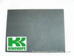 Stitch-bonded non-woven fabric textile and leather products