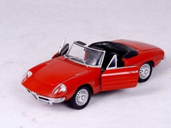 1 24 alfo-romeo open car model for decoration