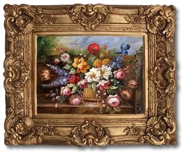Handicraft Oil Painting with resin frame