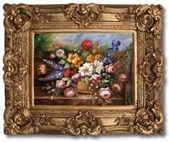 Handicraft Oil Painting with resin frame