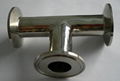 Sanitary Stainless Steel Tee  1