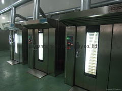 64 tray hot air rotary oven