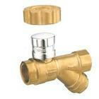 Magnetic temperature locking ball valve