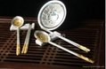 2012 unique design Korean style handmade silver flatware set
