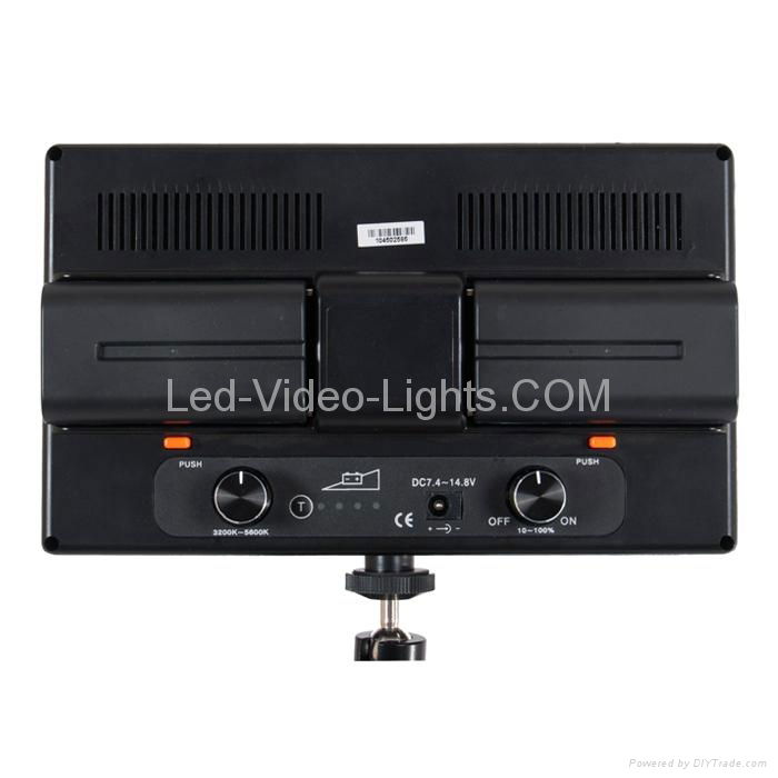 312AS Bi-Color Changing Dimmable On-Camera LED Video Light 2