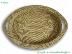 Rattan plate