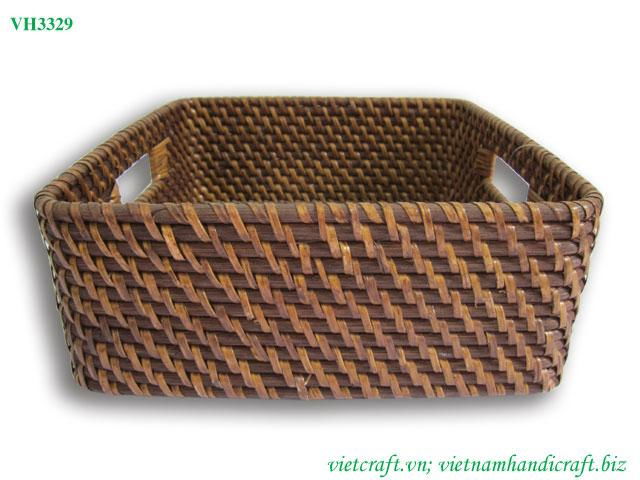 Rattan tray