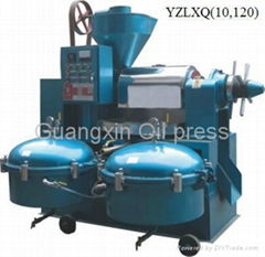 Automatic temperature controllled precision filtration combined oil press