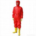 full sealed chemical protective suit for fire fighter 2