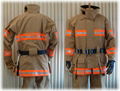 full sealed chemical protective suit for fire fighter 3
