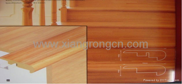 MDF laminate flooring accessories stairnose 3