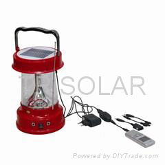 solar camping light with FM radio