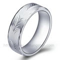 Garved tungsten ring.Tungsten